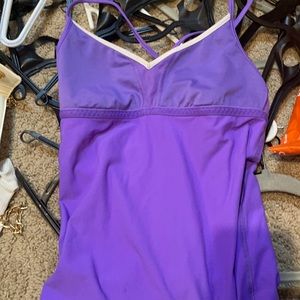 Purple lulu tank